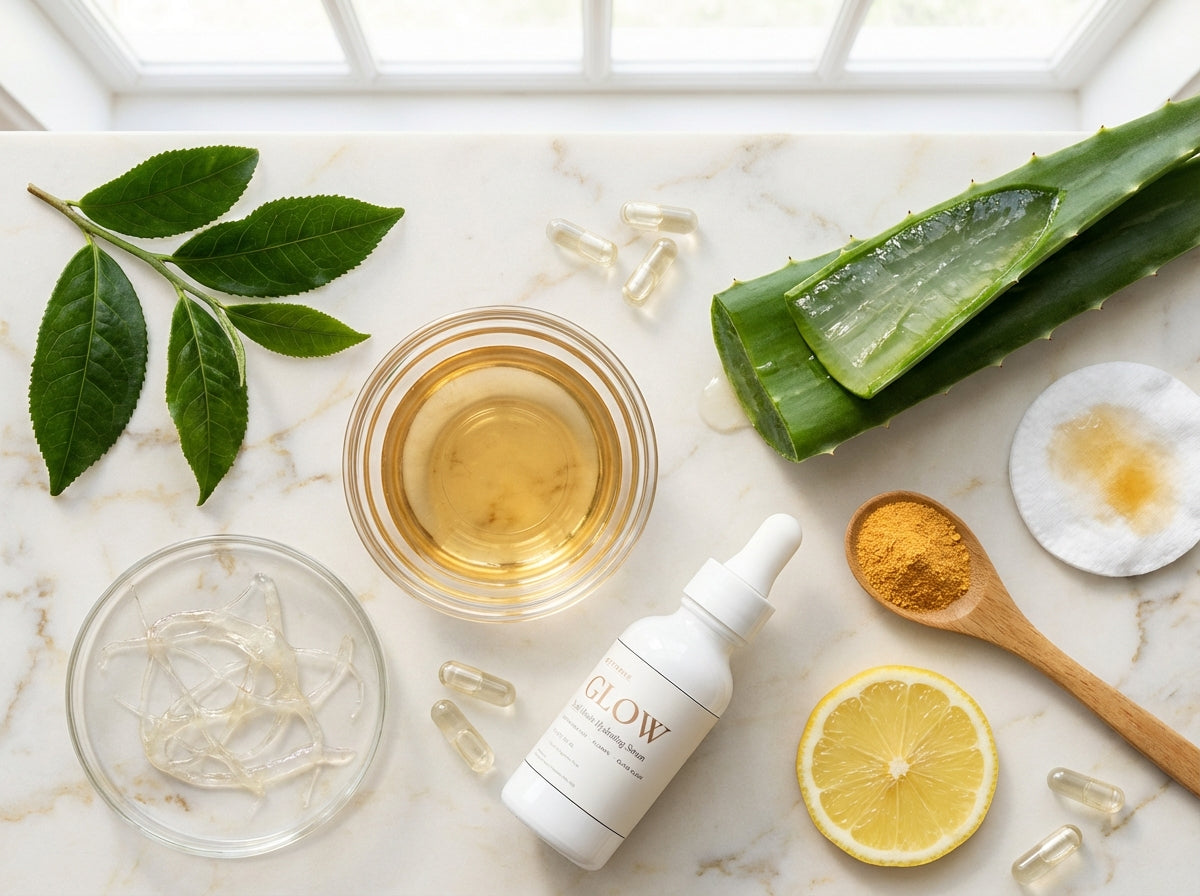 GLOW ingredients — natural botanicals