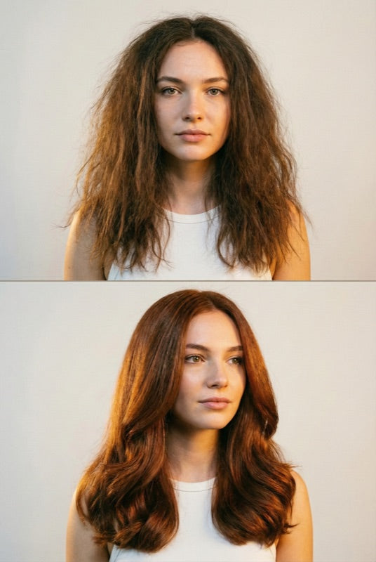 Hair Growth Journey — Week 1 to Week 12 Results